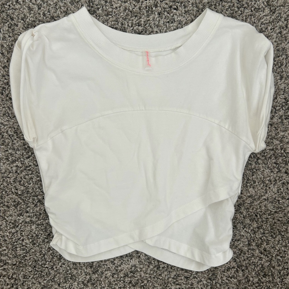 FP Movement by Free People White Short Sleeve Tee & Joggers - Picture 5 of 6
